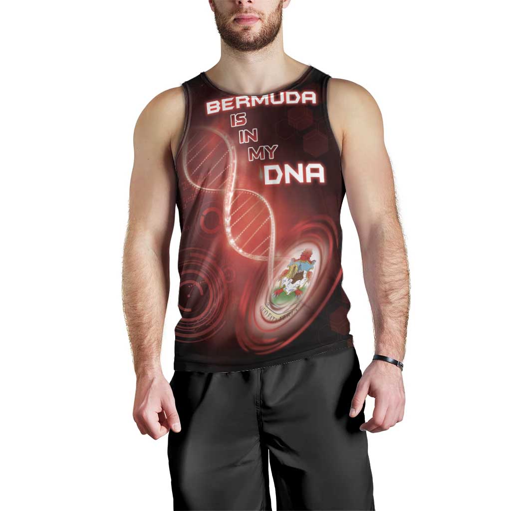 Personalized Bermuda Is In My DNA Men Tank Top - Wonder Print Shop