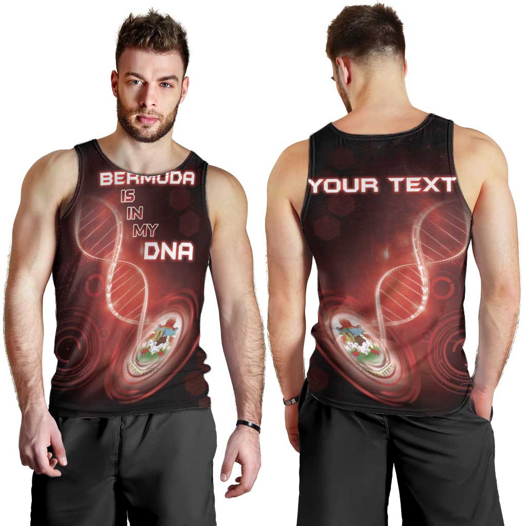 Personalized Bermuda Is In My DNA Men Tank Top - Wonder Print Shop