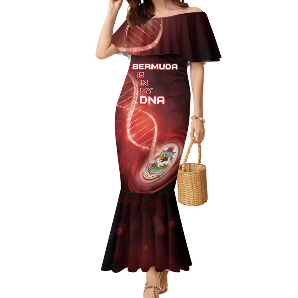 Personalized Bermuda Is In My DNA Mermaid Dress - Wonder Print Shop