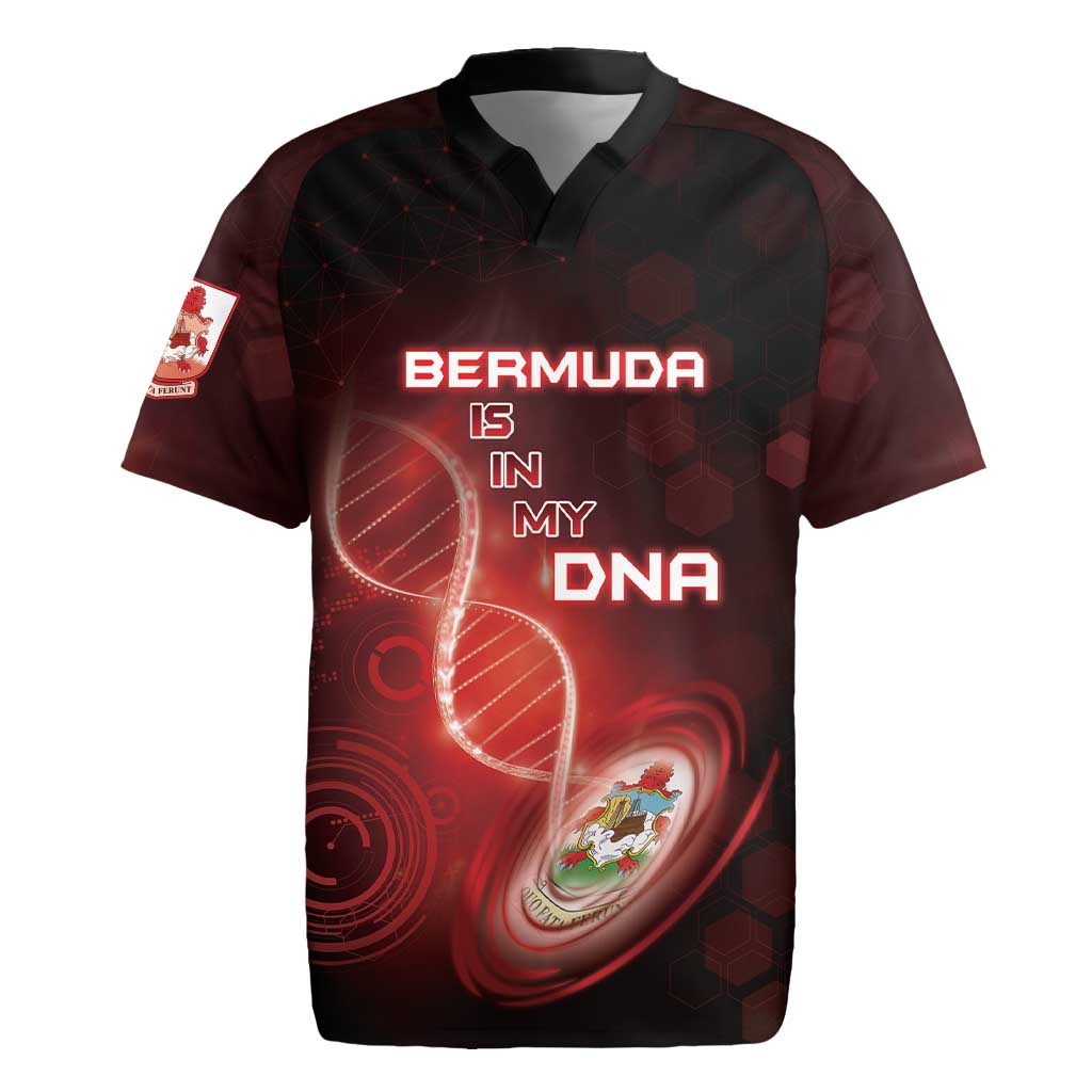 Personalized Bermuda Is In My DNA Rugby Jersey - Wonder Print Shop