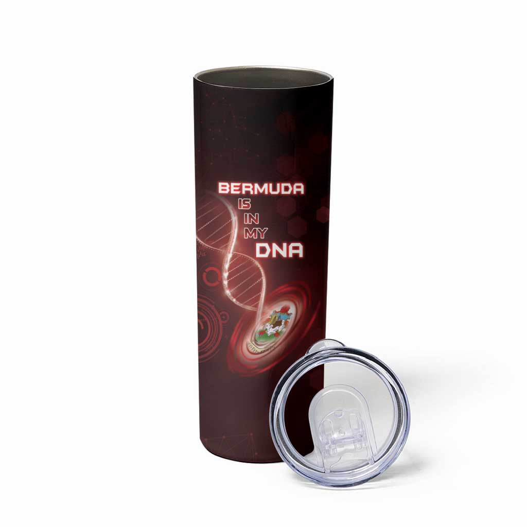 Personalized Bermuda Is In My DNA Skinny Tumbler - Wonder Print Shop