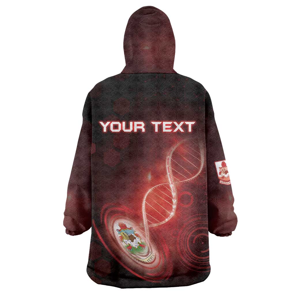 Personalized Bermuda Is In My DNA Wearable Blanket Hoodie - Wonder Print Shop