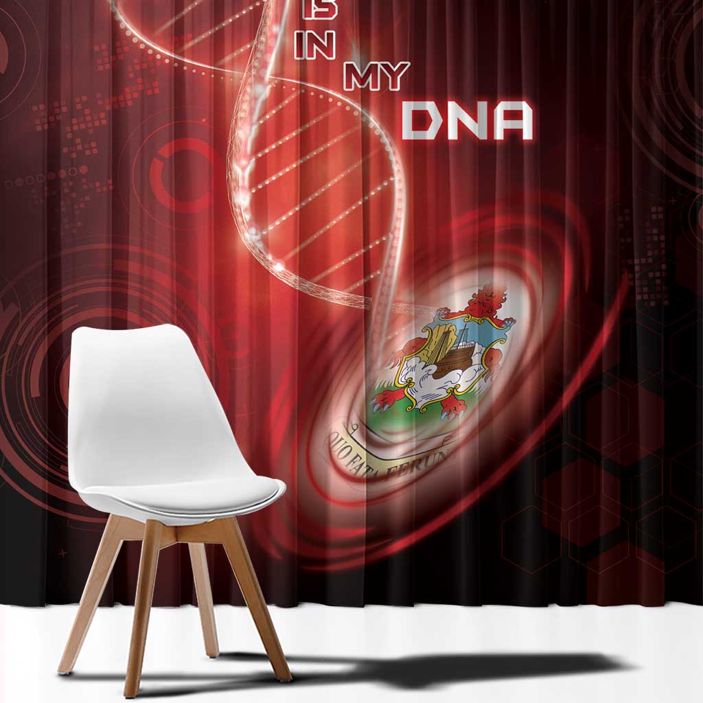 Bermuda Is In My DNA Window Curtain - Wonder Print Shop