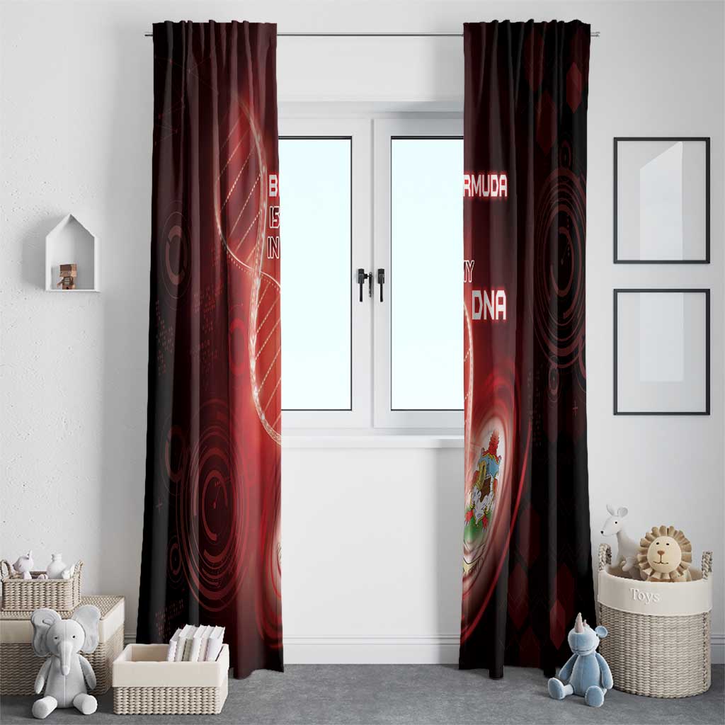 Bermuda Is In My DNA Window Curtain - Wonder Print Shop