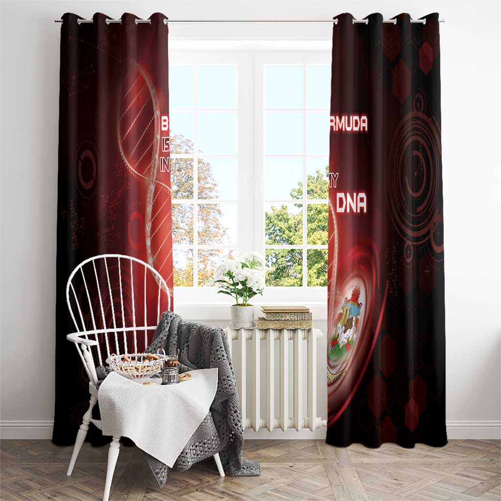 Bermuda Is In My DNA Window Curtain - Wonder Print Shop