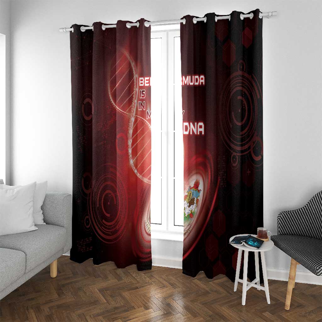 Bermuda Is In My DNA Window Curtain - Wonder Print Shop