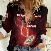 Personalized Bermuda Is In My DNA Women Casual Shirt - Wonder Print Shop