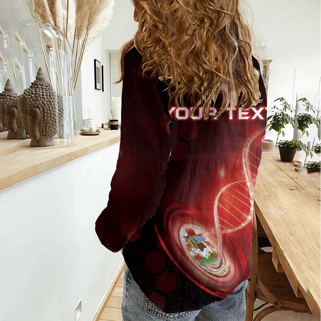Personalized Bermuda Is In My DNA Women Casual Shirt - Wonder Print Shop