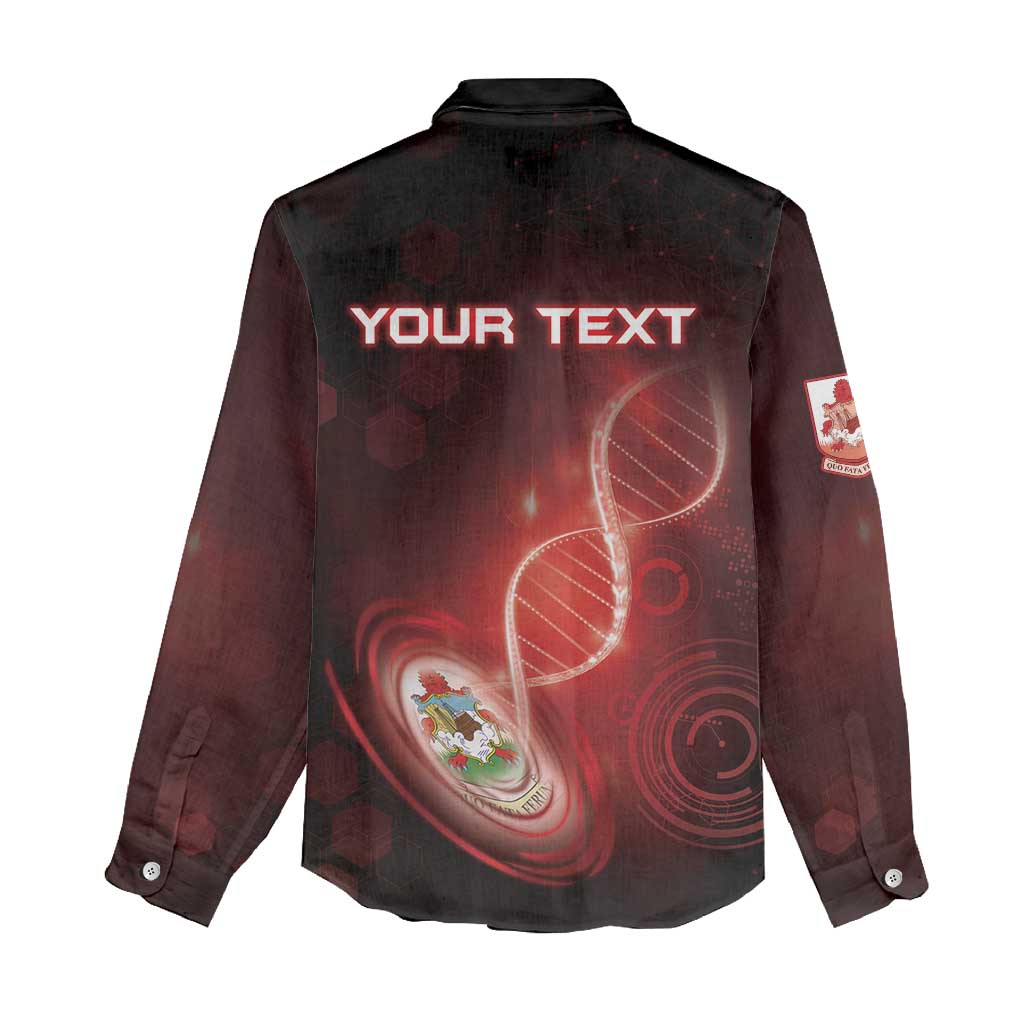 Personalized Bermuda Is In My DNA Women Casual Shirt - Wonder Print Shop