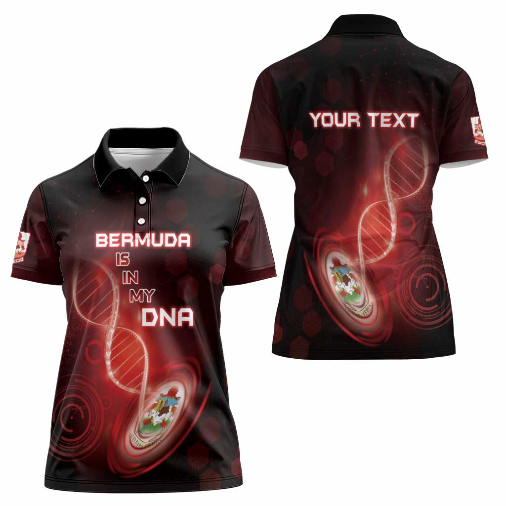 Personalized Bermuda Is In My DNA Women Polo Shirt - Wonder Print Shop