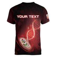 Personalized Bermuda Is In My DNA Women V-Neck T-Shirt - Wonder Print Shop