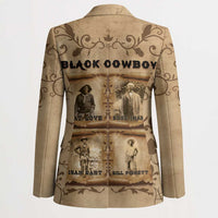 Black Cowboy Blazer Melanin Black History Western Grunge - Wonder Print Shop