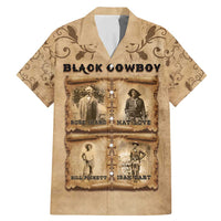 Black Cowboy Family Matching Mermaid Dress and Hawaiian Shirt Melanin Black History Western Grunge - Wonder Print Shop