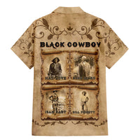 Black Cowboy Family Matching Mermaid Dress and Hawaiian Shirt Melanin Black History Western Grunge - Wonder Print Shop