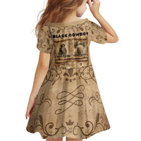 Black Cowboy Family Matching Off Shoulder Maxi Dress and Hawaiian Shirt Melanin Black History Western Grunge - Wonder Print Shop