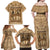Black Cowboy Family Matching Off Shoulder Maxi Dress and Hawaiian Shirt Melanin Black History Western Grunge - Wonder Print Shop