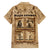 Black Cowboy Family Matching Off Shoulder Maxi Dress and Hawaiian Shirt Melanin Black History Western Grunge - Wonder Print Shop