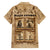 Black Cowboy Family Matching Short Sleeve Bodycon Dress and Hawaiian Shirt Melanin Black History Western Grunge - Wonder Print Shop