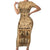Black Cowboy Family Matching Short Sleeve Bodycon Dress and Hawaiian Shirt Melanin Black History Western Grunge - Wonder Print Shop