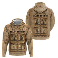 Black Cowboy Hoodie Melanin Black History Western Grunge - Wonder Print Shop