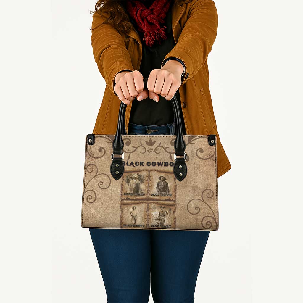 Black Cowboy Leather Bag Melanin Black History Western Grunge - Wonder Print Shop