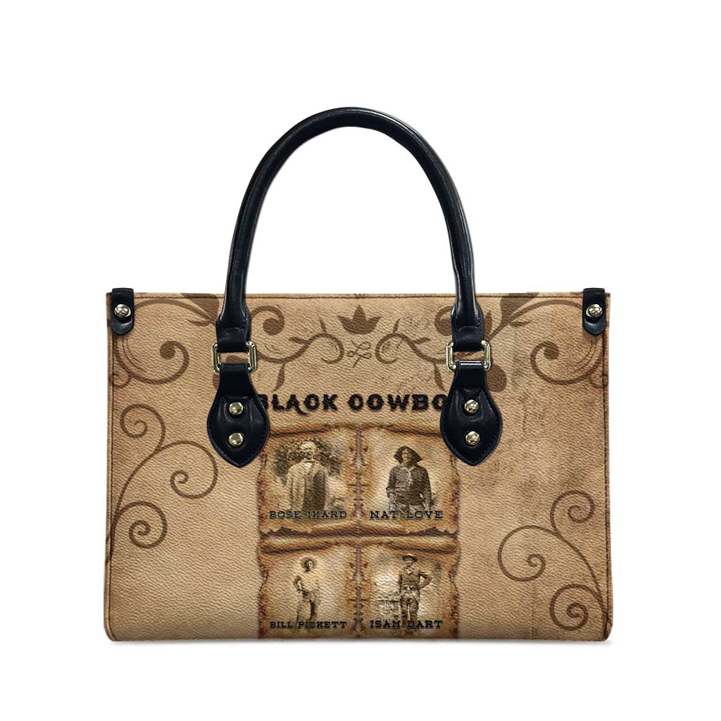 Black Cowboy Leather Bag Melanin Black History Western Grunge - Wonder Print Shop