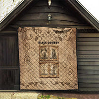 Black Cowboy Quilt Melanin Black History Western Grunge - Wonder Print Shop