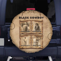 Black Cowboy Spare Tire Cover Melanin Black History Western Grunge - Wonder Print Shop