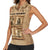 Black Cowboy Women Sleeveless Polo Shirt Melanin Black History Western Grunge - Wonder Print Shop