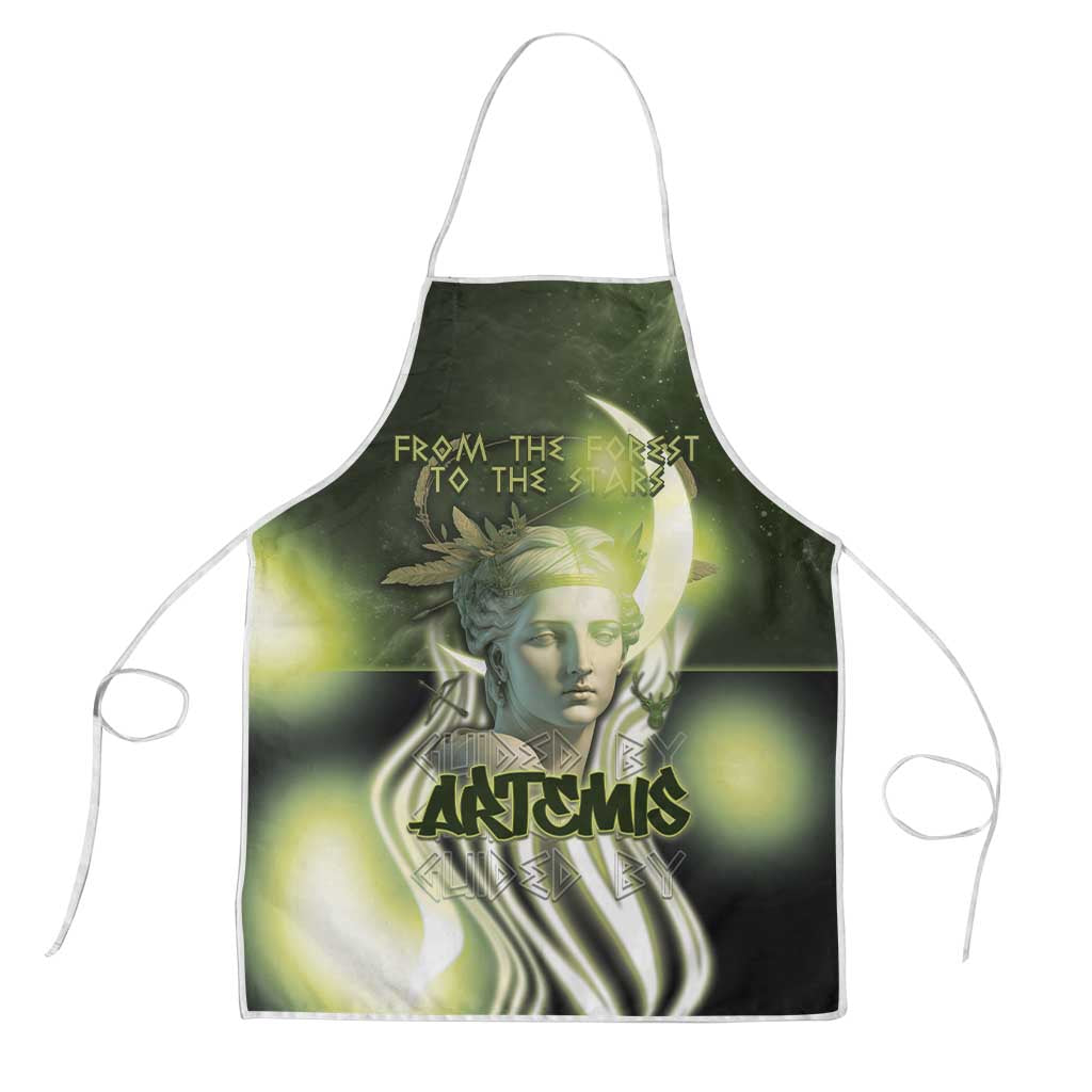 Ancient Greek Artemis Apron Goddess Of The Moon - Wonder Print Shop
