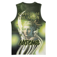 Ancient Greek Artemis Basketball Jersey Goddess Of The Moon - Wonder Print Shop