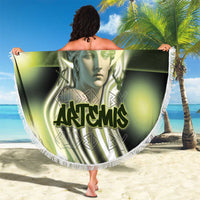 Ancient Greek Artemis Beach Blanket Goddess Of The Moon - Wonder Print Shop