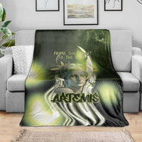 Ancient Greek Artemis Blanket Goddess Of The Moon - Wonder Print Shop