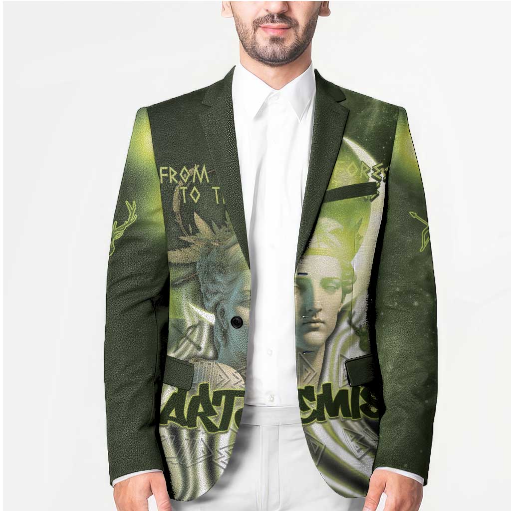 Ancient Greek Artemis Blazer Goddess Of The Moon - Wonder Print Shop