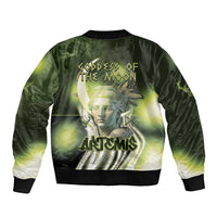 Ancient Greek Artemis Bomber Jacket Goddess Of The Moon - Wonder Print Shop