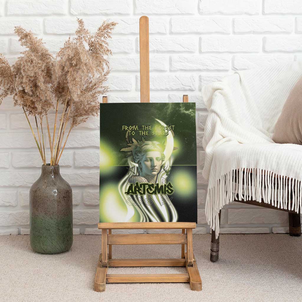 Ancient Greek Artemis Canvas Wall Art Goddess Of The Moon - Wonder Print Shop