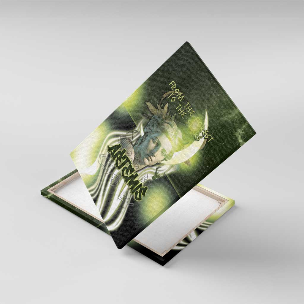 Ancient Greek Artemis Canvas Wall Art Goddess Of The Moon - Wonder Print Shop