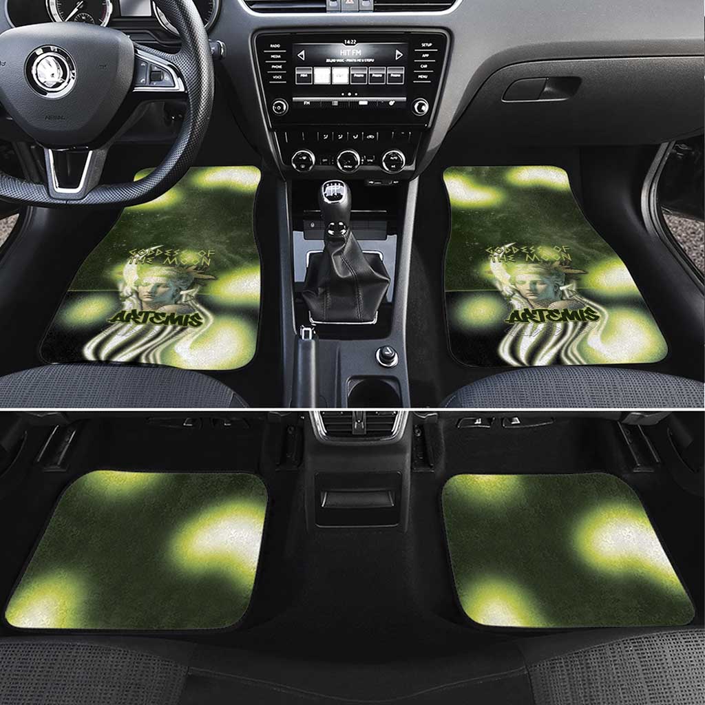 Ancient Greek Artemis Car Mats Goddess Of The Moon - Wonder Print Shop