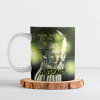 Ancient Greek Artemis Ceramic Mug Goddess Of The Moon - Wonder Print Shop