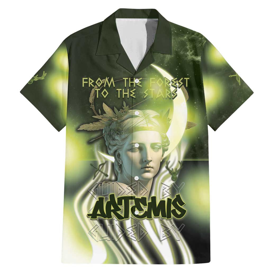 Ancient Greek Artemis Family Matching Mermaid Dress and Hawaiian Shirt Goddess Of The Moon - Wonder Print Shop