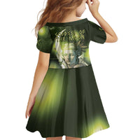 Ancient Greek Artemis Family Matching Off The Shoulder Long Sleeve Dress and Hawaiian Shirt Goddess Of The Moon - Wonder Print Shop