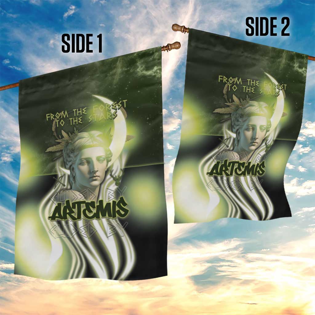 Ancient Greek Artemis Garden Flag Goddess Of The Moon - Wonder Print Shop