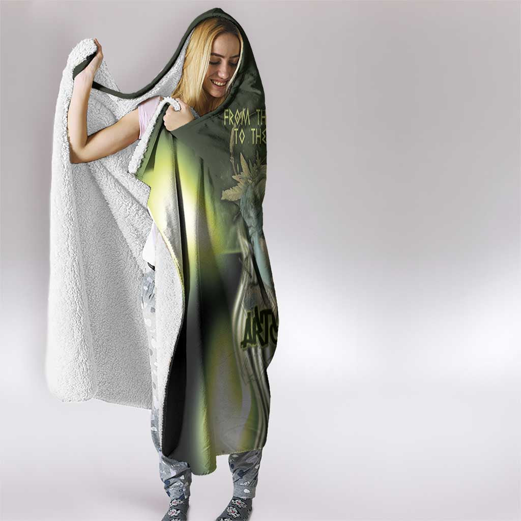 Ancient Greek Artemis Hooded Blanket Goddess Of The Moon - Wonder Print Shop