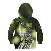 Ancient Greek Artemis Kid Hoodie Goddess Of The Moon - Wonder Print Shop