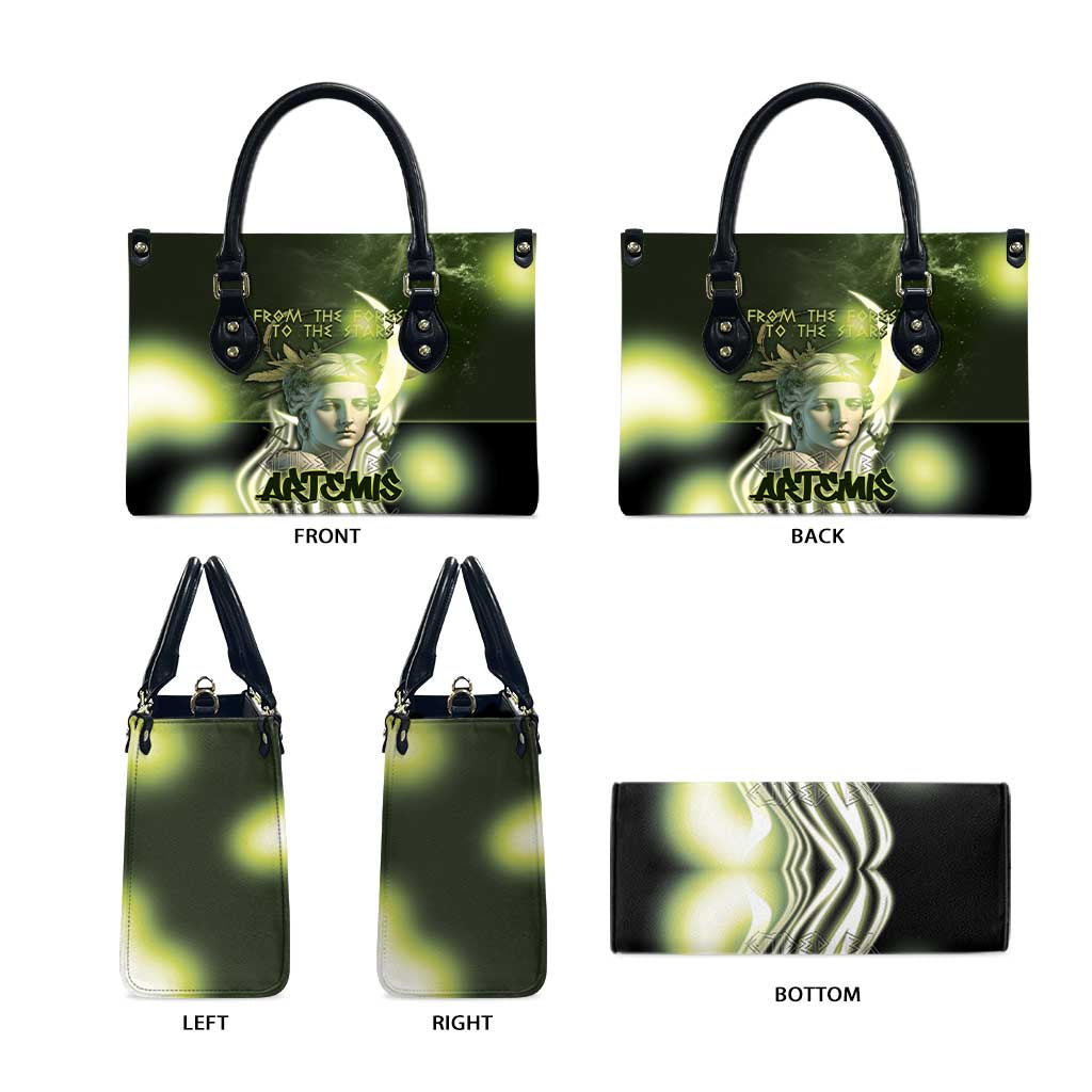 Ancient Greek Artemis Leather Bag Goddess Of The Moon - Wonder Print Shop