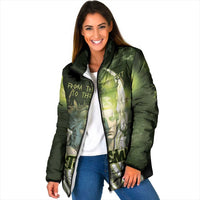 Ancient Greek Artemis Padded Jacket Goddess Of The Moon - Wonder Print Shop
