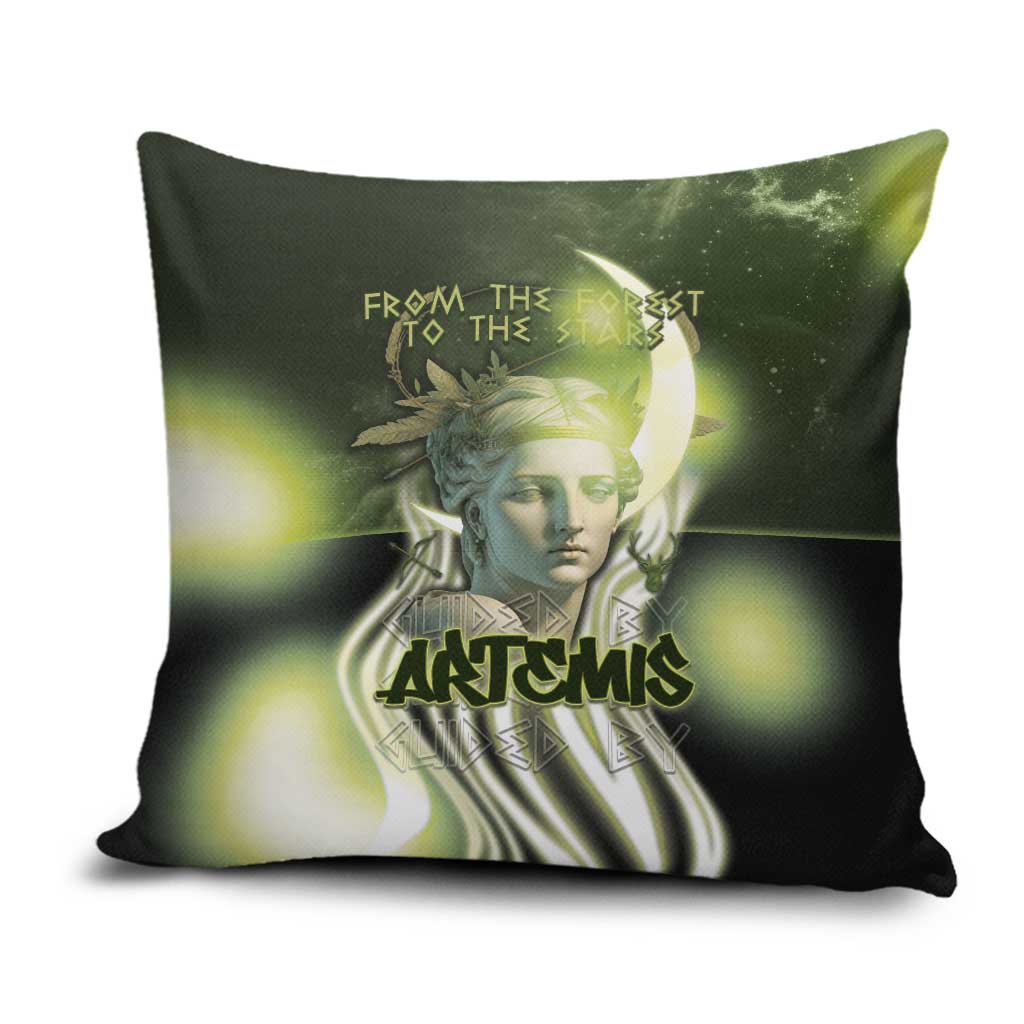 Ancient Greek Artemis Pillow Cover Goddess Of The Moon - Wonder Print Shop