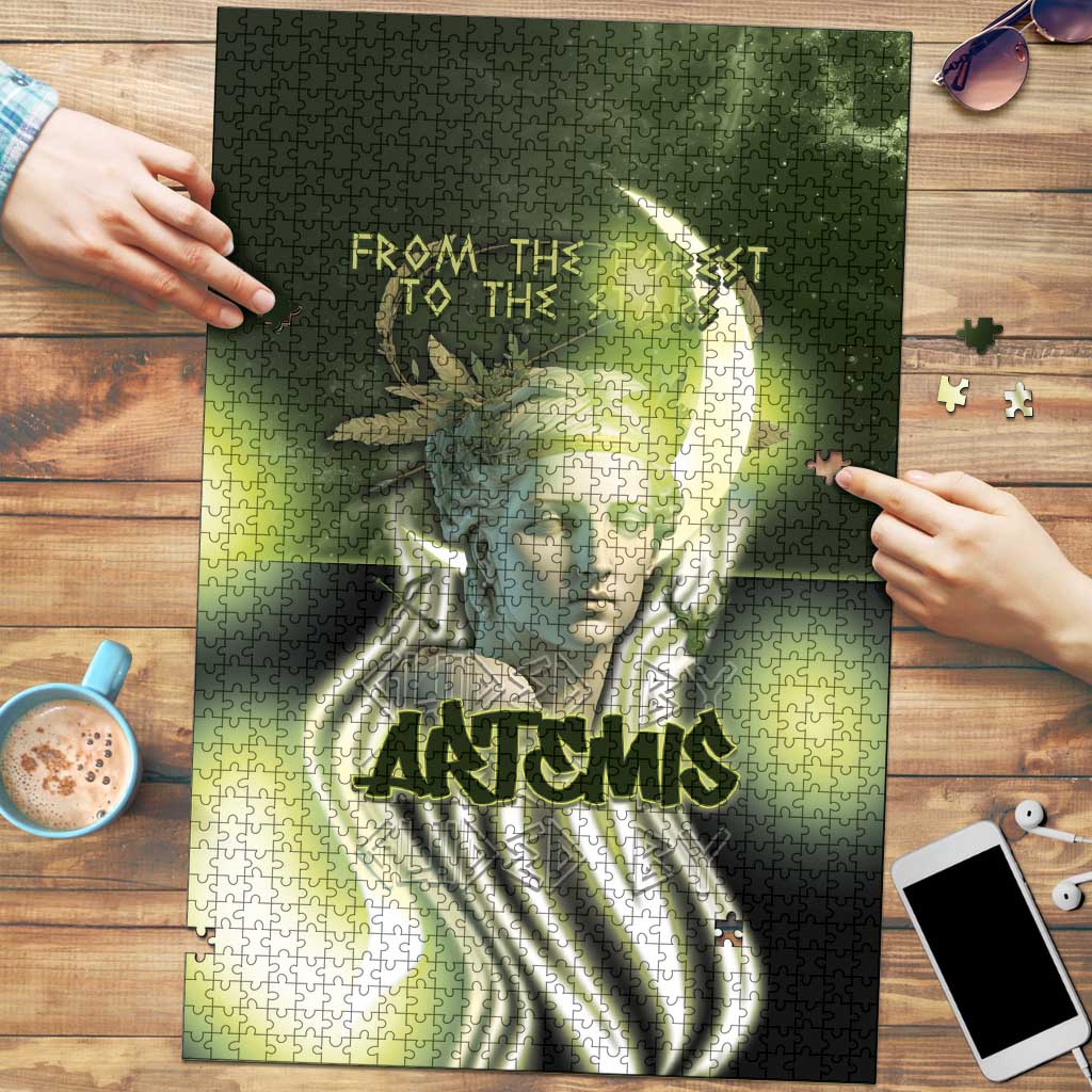 Ancient Greek Artemis Puzzle Goddess Of The Moon - Wonder Print Shop