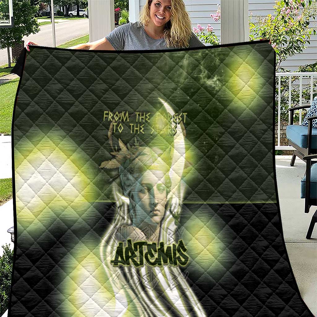 Ancient Greek Artemis Quilt Goddess Of The Moon - Wonder Print Shop