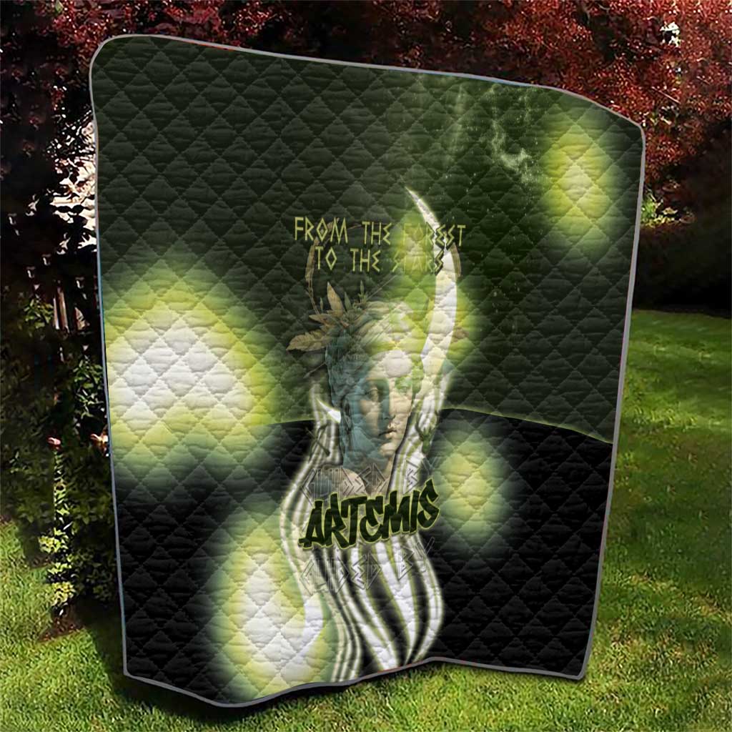 Ancient Greek Artemis Quilt Goddess Of The Moon - Wonder Print Shop